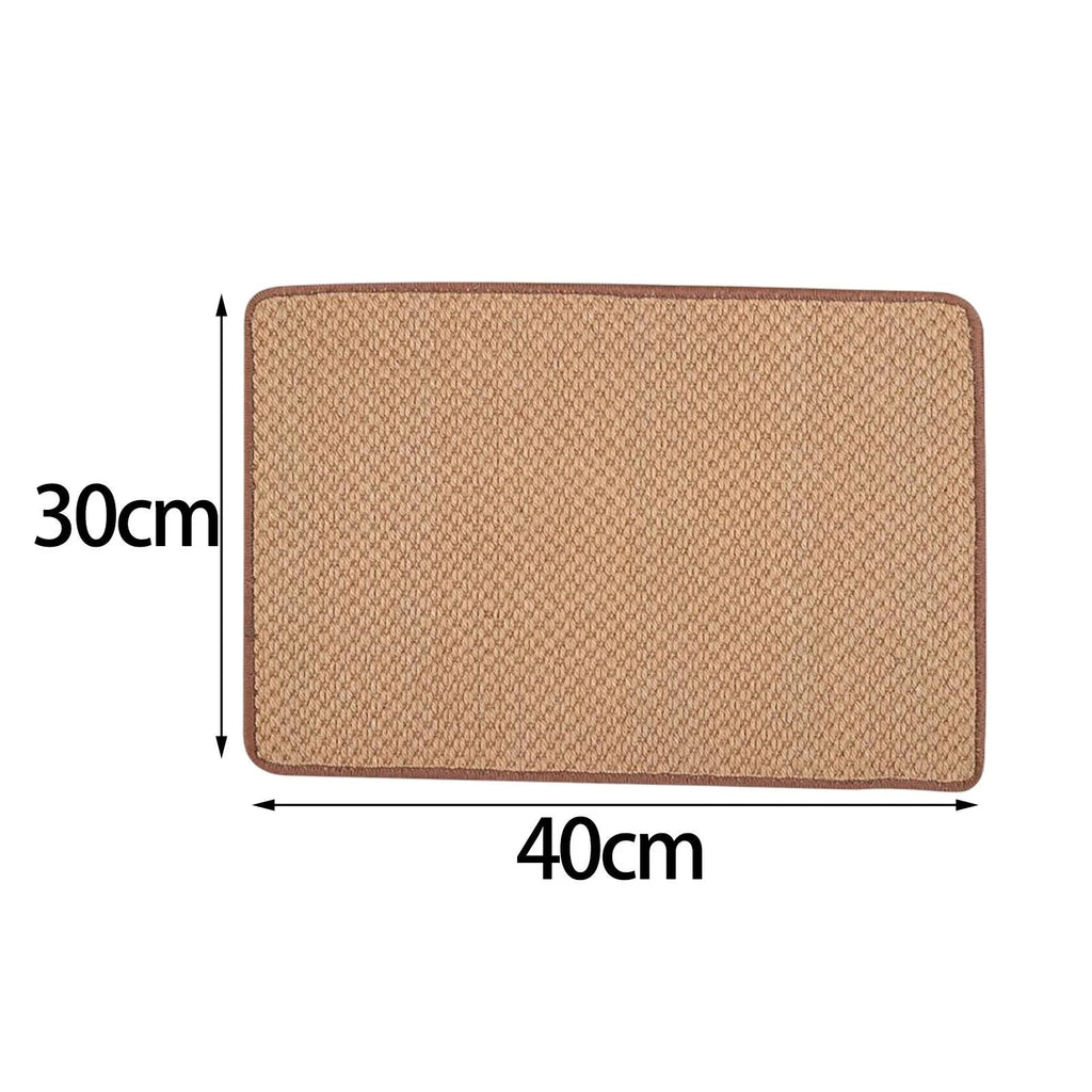 perfeclan Eco-Friendly Sisal Cat Scratcher Mat – Multi-Use Scratch Pad, Play Mat, and Furniture Protector