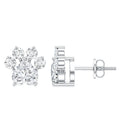 Certified Lab Grown Diamond Dog Paw Stud Earrings