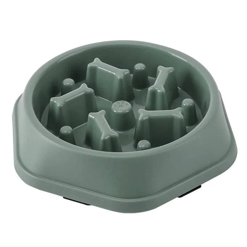 Slow Feeder Dog Bowl – Anti-Choking Puzzle Food Dish