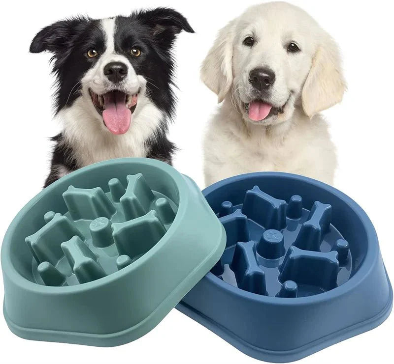 Slow Feeder Dog Bowl – Anti-Choking Puzzle Food Dish