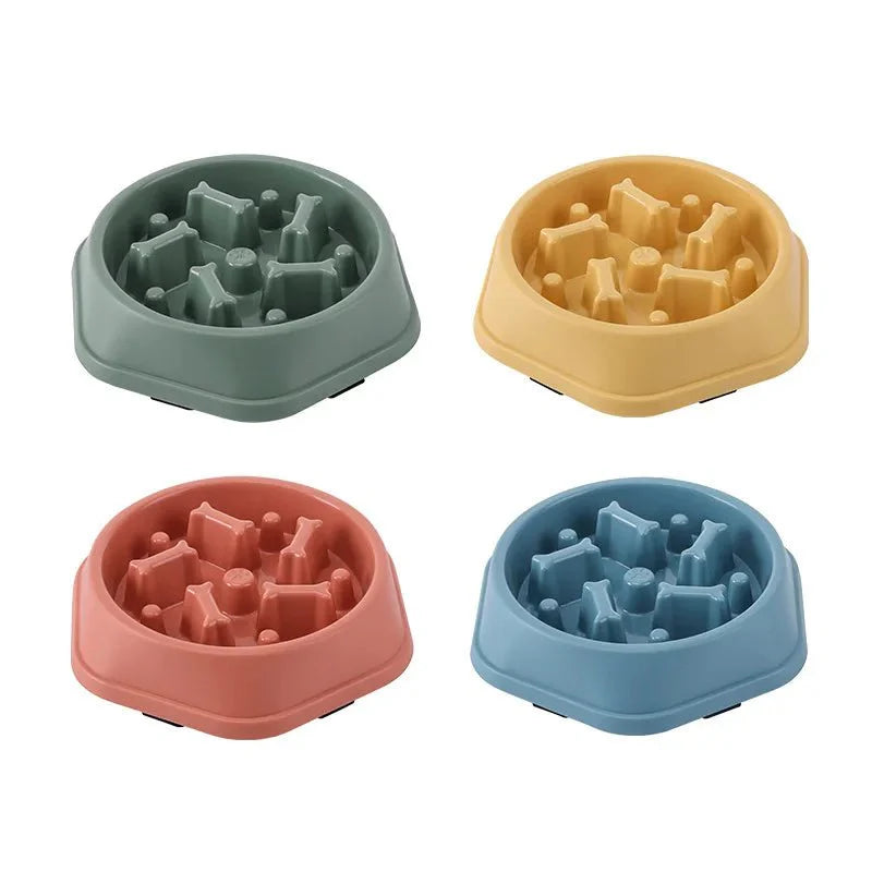 Slow Feeder Dog Bowl – Anti-Choking Puzzle Food Dish