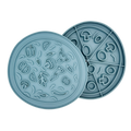 Pizza Snack Mat: 2-in-1 Lick Mat Slow Feed Bowl Combo